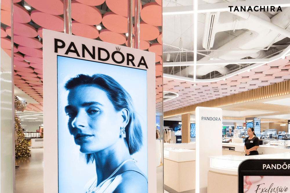 Pandora has transformed its new concept at Central Chidlom, providing an exceptional shopping experience