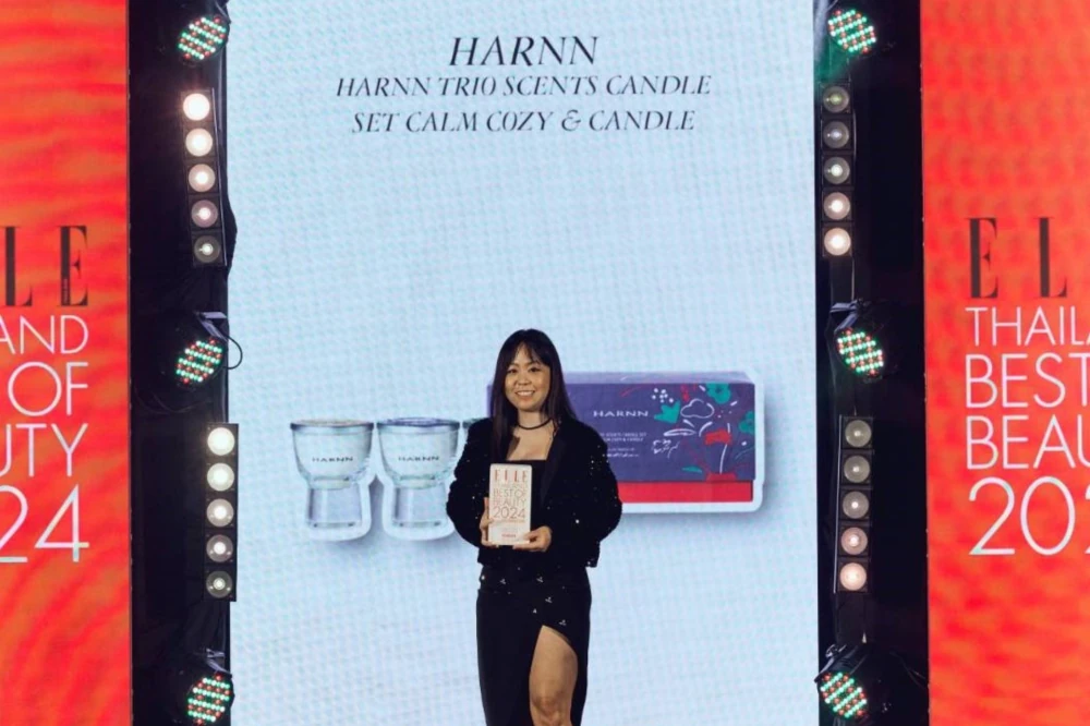 HARNN TRIO SCENT CANDLE SET CALM & COZY Wins ELLE BEST OF BEAUTY 2024